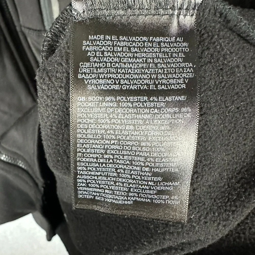 The North Face Fleece Lined Men's Skyline Black Full Zip Large eBay Logo - Picture 5 of 10